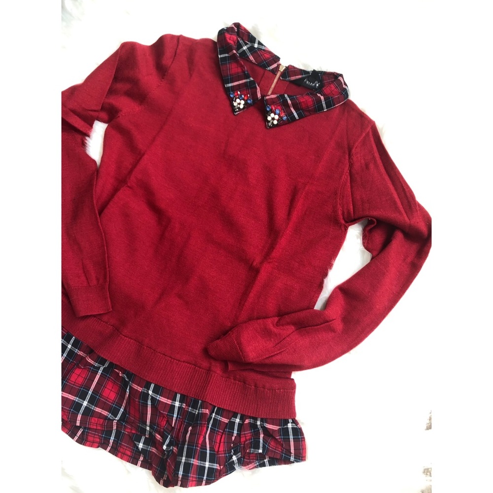 Red sweater